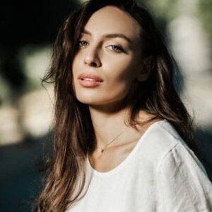 Terzo Millennio Italian Linen Blouse Cottage Beachy Medium